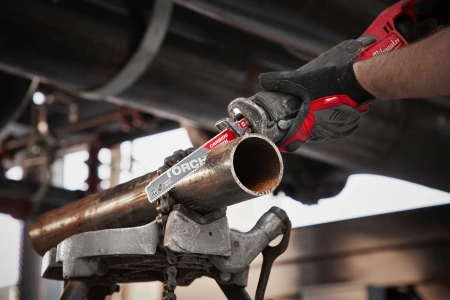 Полотно для сабельной пилы по металлу и чугуну с твердосплавными зубьями Milwaukee THE TORCH CARBIDE TEETH 230 мм/ шаг зуба 3.17 мм (1 шт) (экоупак.) (замена для 48005202) (Арт. 48475202)