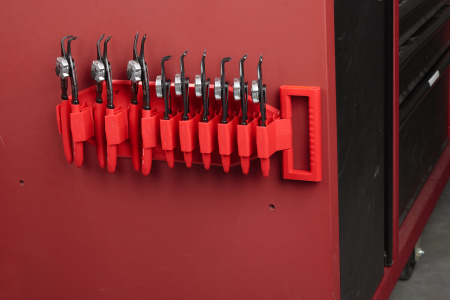 Набор съемников Milwaukee внеш./внутр. стопорных колец 9ед. на планке (Арт. 4932492496)