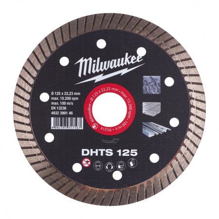 Алмазный диск профессиональной серии Milwaukee DHTS 125 мм  (Арт. 4932399146)