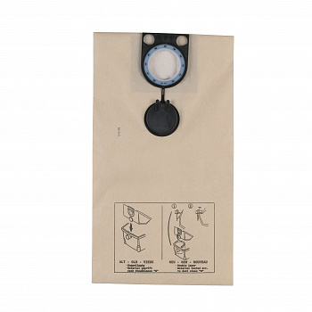 Фильтр-мешок бумажный Milwaukee 25 л (5 шт) для пылесосов RSE 1400  (Арт. 4932373852)