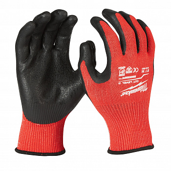 Перчатки Milwaukee с защитой от минимальных рисков, уровень 3, размер L/9  (Арт. 4932471421)