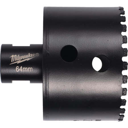 Алмазное корончатое сверло для сухого сверления Milwaukee Diamond Max 64 мм / хвостовик M14 (Арт. 4932498360)