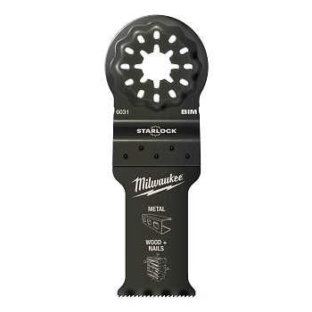 Полотно биметаллическое для мультитула Milwaukee STARLOCK 28x47мм по мультиматериалам (50шт) (Арт. 48906531)