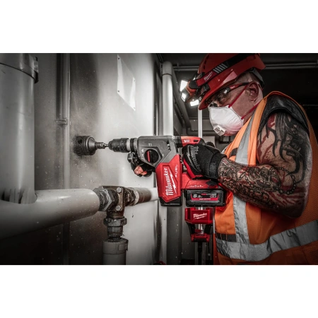 Аккумуляторный 4-х режимный SDS-Plus перфоратор со съемным патроном FIXTEC Milwaukee M18 ONE FHX-0 FUEL ONE-KEY (Арт. 4933478502)
