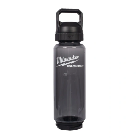 Бутылка черная Milwaukee PACKOUT CHUG LID 946 мл (Арт. 4932498640)