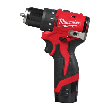 Аккумуляторная безударная дрель-шуруповерт Milwaukee M12 BLDDRC-202C (замена для 4933441915) (Арт. 4933499686)