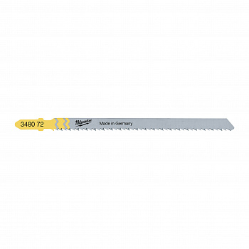 Пилка для лобзика по дереву для кухонных столешниц и ламинированного ДСП Milwaukee T 101 BRsp длинна 105 мм / шаг зуба 2.5 мм (5 шт)  (Арт. 4932348072)