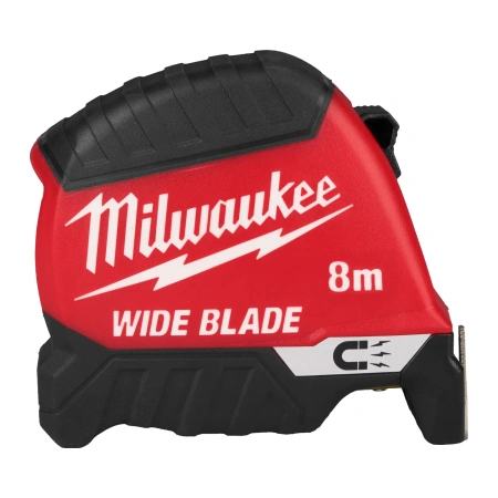 Рулетка магнитная Milwaukee Wide Blade Magnetic GEN II 8м / ширина 35 мм (Арт. 4932499209)