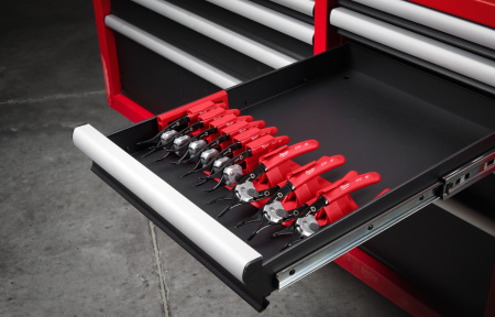 Набор съемников Milwaukee внеш./внутр. стопорных колец 9ед. на планке (Арт. 4932492496)