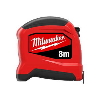 Рулетка Milwaukee Compact Slim Gen II 8м / ширина 25 мм (замена для 48227708) (Арт. 4932498785)