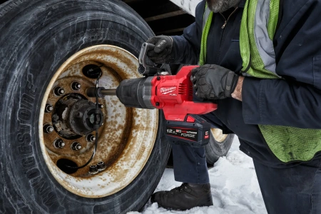 Аккумуляторный высокомоментный ударный гайковёрт с D-образной рукояткой, фрикционным кольцом и удлиненным шпинделем Milwaukee M18 ONEFHIWF1D-121C [FORGE™] FUEL ONE-KEY (1'') (замена для 4933471756) (Арт. 4933499251)