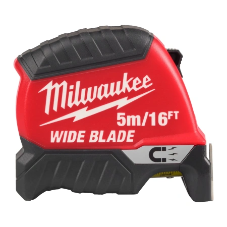 Рулетка магнитная Milwaukee Wide Blade Magnetic GEN II 5м-16фт / ширина 35 мм (футовая) (Арт. 4932499208)