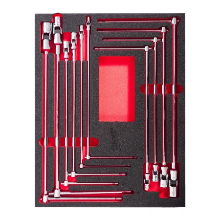 Ключи Т-образные шарнирные набор 10ед. с шестигранными головками в ложементе (Арт. 4932499295)