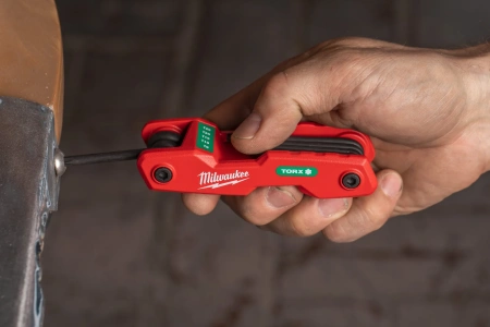 Набор складных шестигранных ключей Milwaukee TORX Т9 / Т10 / Т15 / Т20 / Т25 / Т27 / Т30 / Т40 мм (8 шт) (Арт. 4932480979)