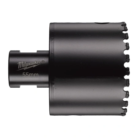 Алмазное корончатое сверло для сухого сверления Milwaukee Diamond Max 55 мм / хвостовик M14 (Арт. 4932478284)