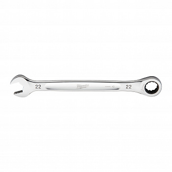 Гаечный ключ рожково-накидной с трещоткой в накидной части Milwaukee MAX BITE 22 мм  (Арт. 4932471515)