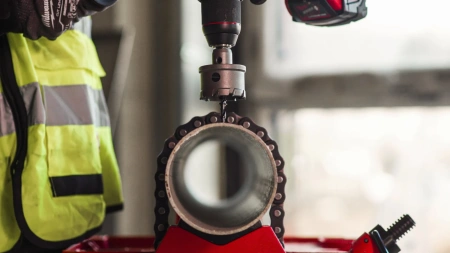 Сверло центрирующее 6x76мм с пружиной для коронок цельных TCT (Арт. 4932479059)