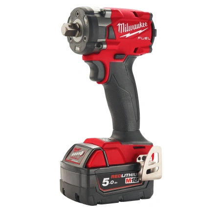 Аккумуляторный компактный ударный гайковерт с фиксацией пином Milwaukee M18 FIW2P12-502X FUEL (1/2'')  (Арт. 4933478447)