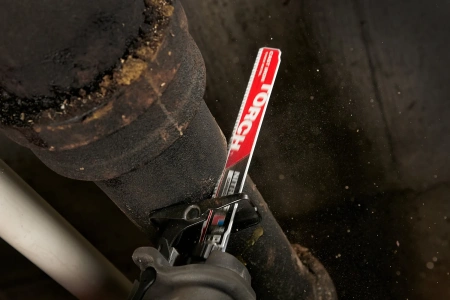 Полотно для сабельной пилы по металлу и чугуну с твердосплавными зубьями Milwaukee THE TORCH NITRUS CARBIDE 230 мм/ шаг зуба 3.17 мм (1 шт) (экоупак.) (замена для 48005262) (Арт. 48475262)