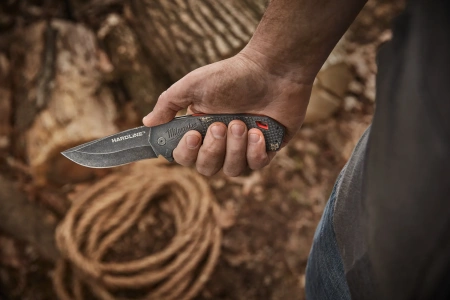 Нож выкидной с гладким лезвием Milwaukee HARDLINE Smooth 89мм (Арт. 4932492453)