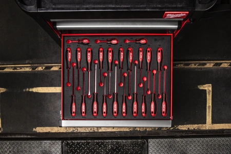 Набор магнитных отверток Milwaukee с трехгранной рукояткой (23шт) в ложементе (Арт. 4932479830)