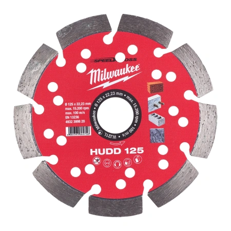 Алмазный диск скоростной Milwaukee Speedcross HUDD 125 мм  (Арт. 4932399820)