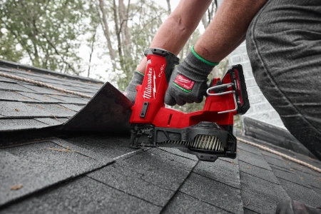 Аккумуляторный гвоздезабиватель(нейлер) с барабанным магазином Milwaukee M18 FRCN45-0X FUEL (Арт. 4933498168)