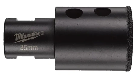 Алмазное корончатое сверло для сухого сверления Milwaukee Diamond Max 35 мм / хвостовик M14 (Арт. 4932478280)