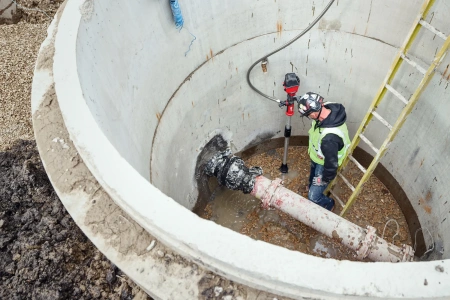 Аккумуляторный насос для перекачки воды Milwaukee M18 BLSWP-801 [FORGE™] (Арт. 4933498560)