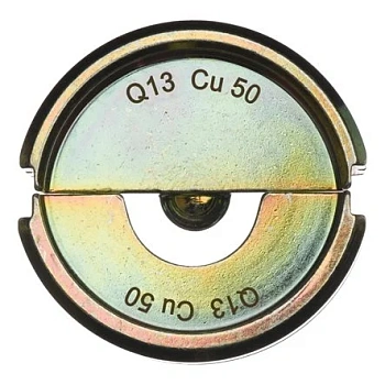 Матрица для медных непаянных клемм Milwaukee Q13 CU 50  (Арт. 4932459480)