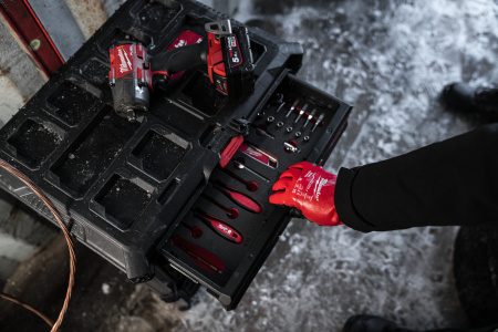 Перчатки Milwaukee Fully Dip Cut Level с защитой от масел, уровень защиты A/1, размер M/8 (12 пар) (Арт. 4932493224)