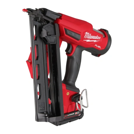 Аккумуляторный гвоздезабиватель(нейлер) с наклонным магазином Milwaukee M18 FN16GA-202X FUEL (Арт. 4933478092)