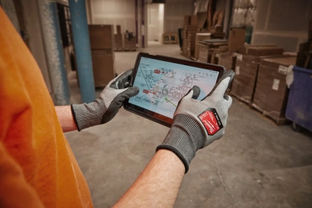 Перчатки полиуретановые Milwaukee Hi-Dex с защитой от минимальных рисков, уровень защиты C/3, размер S/7 (Арт. 4932480496)