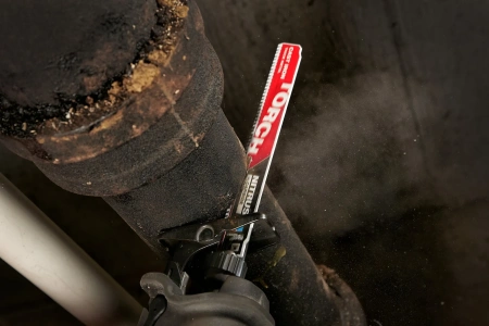 Полотно для сабельной пилы по металлу и чугуну с твердосплавными зубьями Milwaukee THE TORCH NITRUS CARBIDE 230 мм/ шаг зуба 3.17 мм (1 шт) (экоупак.) (замена для 48005262) (Арт. 48475262)