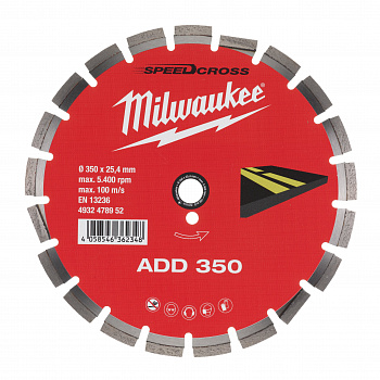 Алмазный диск Milwaukee ADD 350 (Арт. 4932478952)