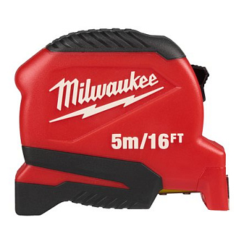 Рулетка Milwaukee Pro Compact Gen II 5м-16фт / ширина 25 мм (замена для 4932459595) (Арт. 4932498779)