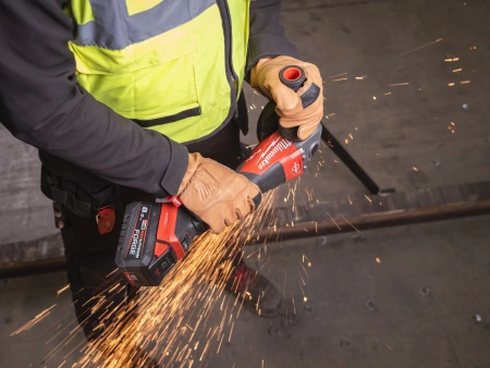 Аккумуляторная углошлифовальная машина (УШМ, Болгарка) Milwaukee M18 FHSAGO125 VXPDB2-0X FUEL ONE-KEY 125мм (Арт. 4933493419)