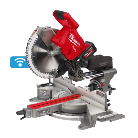 Аккумуляторная торцовочная пила Milwaukee M18 FMS 305-121 FUEL ONE-KEY (Li-Ion12Ач)  (Арт. 4933471122)