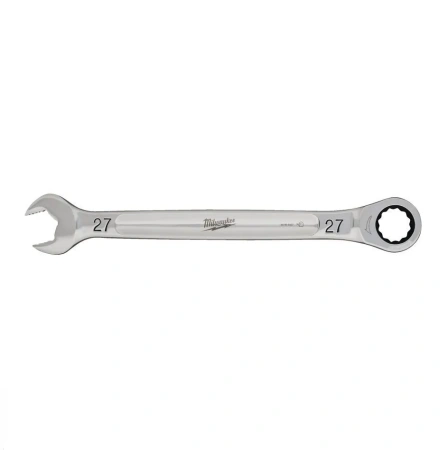 Гаечный ключ рожково-накидной с трещоткой в накидной части Milwaukee MAX BITE 27 мм (Арт. 4932480213)