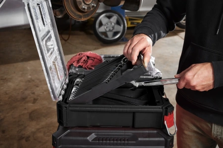 Набор гаечных рожково-накидных метрических ключей Milwaukee MAX BIT в органайзере PACKOUT™ (15шт) (Арт. 4932498141)