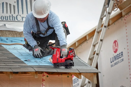 Аккумуляторный гвоздезабиватель(нейлер) с барабанным магазином Milwaukee M18 FRCN45-0X FUEL (Арт. 4933498168)