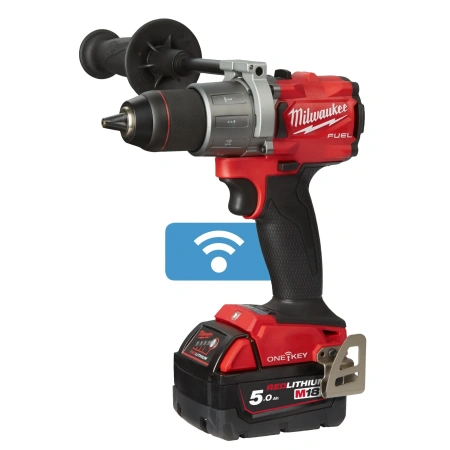 Аккумуляторная ударная дрель-шуруповерт Milwaukee M18 ONEPD2-502X FUEL ONE-KEY  (Арт. 4933464527)