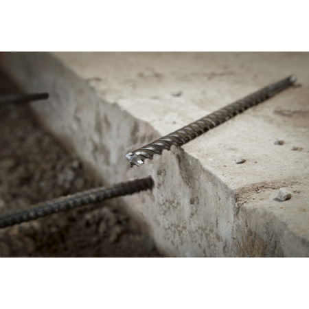 Набор буров по армированному бетону с 4-мя режущими кромками Milwaukee MX4 SDS-Plus 5 / 6 X 115 мм, 12 X 160 мм, 6 / 8 / 8 / 10 X 165 мм (7 шт) (замена для 4932478626) (Арт. 4932492113)