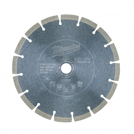 Алмазный диск профессиональной серии Milwaukee DUH 230 мм  (Арт. 4932399542)