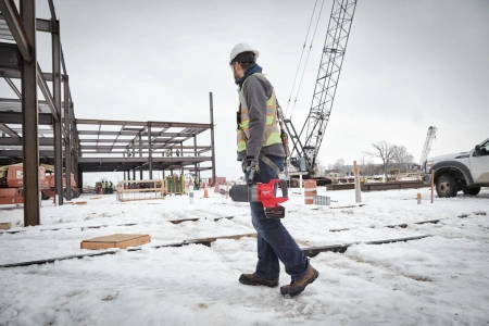 Аккумуляторный высокомоментный ударный гайковёрт с D-образной рукояткой, фрикционным кольцом и укороченным шпинделем Milwaukee M18 ONEFHIWF1DS-121C [FORGE™] FUEL ONE-KEY (1'') (замена для 4933472072) (Арт. 4933499253)