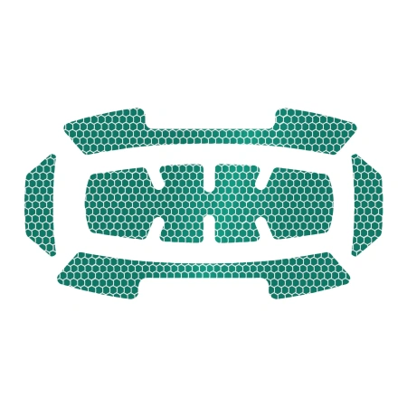 Светоотражающая наклейка на защитный шлем (жёлтая) (Арт. 4932499122)