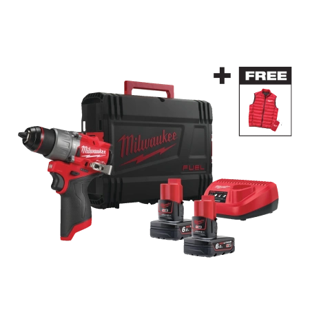 Аккумуляторная ударная дрель-шуруповерт Milwaukee M12 FPD2MC-602X FUEL (Арт. 4933499463)