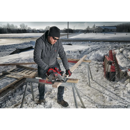 Толстовка серая с подогревом Milwaukee M12 HH GREY3-0 (S)  (Арт. 4933464352)