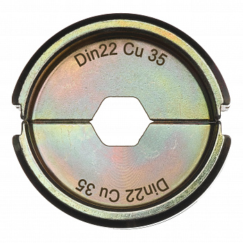 Матрица для медных наконечников и коннекторов Milwaukee DIN22 CU 35  (Арт. 4932451746)