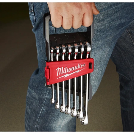 Набор гаечных рожково-накидных метрических ключей Milwaukee MAX BIT (7 шт)  (Арт. 4932464257)